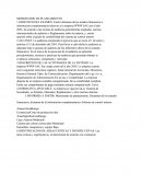 Memorando De Planeamiento