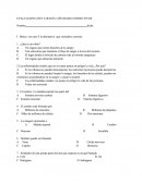 Evaluacion De Cuerpo Humano