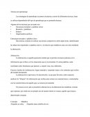 TECNICAS DE APRENDIZAJE