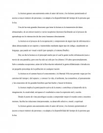 La lectura como los datos. Página 1