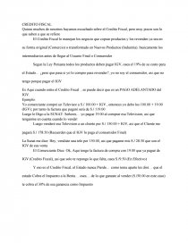 CRÉDITO FISCAL. Página 1