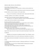MENSAJE SABIO, SENCILLO, SIN ARTIFICIOS