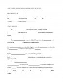 Aceptación de herencia y adjudicación de bienes