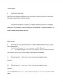 Algebra básica