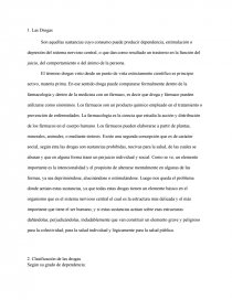 Las Drogas. Página 1