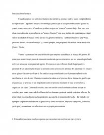 INTRODUCCION AL ENSAYO. Página 1