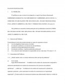 Plan de investigacion