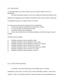 Ensaladas. Página 1