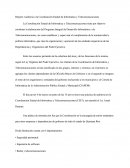 Reporte Auditoria A La Coordinación Estatal De Informática Y Telecomunicaciones