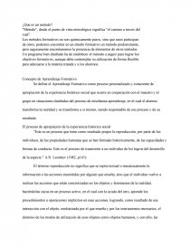 Método Formativo. Página 1
