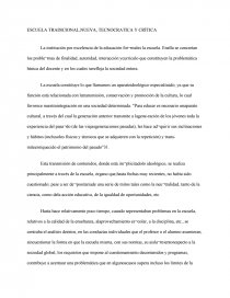 ESCUELA TRADICIONAL. Página 1