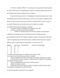 Empresa Cosmos. Página 1