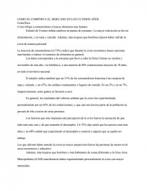 COMO SE COMPORTA EL MERCADO EN LOS ULTIMOS AÑOS. Página 1