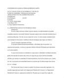 Administracion en un entorno global