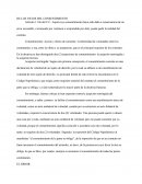 Los Vicios Del Consentimiento, El Error