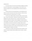 La necesidad de que el plan de estudios