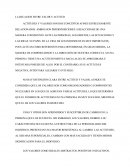 RELACION ENTRE VALOR Y ACTITUD