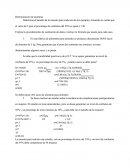 Determinación de muestras