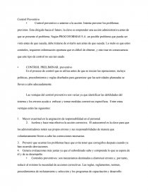 Control Preventivo. Página 1