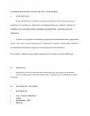 ELABORACION DE NECTAR DE NARANJA Y MANDARINA