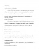 Mantenimiento Servicio Correctivo de la Computadora