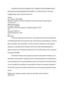 Generacion De Hidrogeno. Página 1