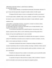 Corporeidad - Composiciones de Colegio - mariaelena27