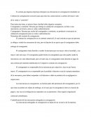 Naturaleza del contrato de consignación