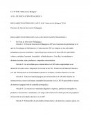 Reglamento De Aula De Innovacion