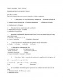 Examen Semestral De Geografia