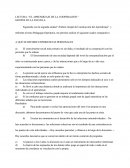 Lectura: “El aprendizaje de la cooperación “