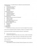 ESQUEMA PARA PLAN DE INVESTIGACION