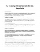 La investigación de la evolución del diagnóstico. Pensamiento mítico