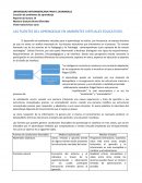 Las fuentes del aprendizaje en ambientes virtuales educativos