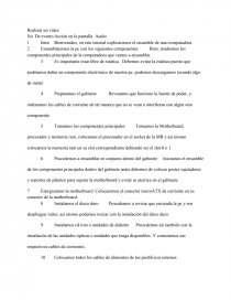 Realizar un video. Página 1