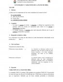 Estandares y variaciones