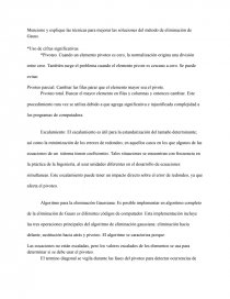 PROGRAMACION NUMERICA. Página 1