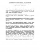 Realizacion de un proyecto arquitectonico