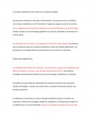 La ventaja competitiva de las empresas globales