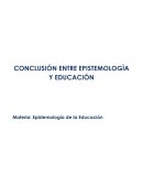 Epistemología y Educación