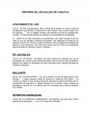 Historia de la calle de cuatla