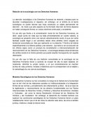 Sociologia y derechos humanos