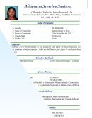 EJEMPLO DE UN CURRICULUM