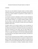 Comentario opinion y critica