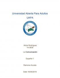 Espanol 1. Página 1