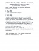 Historia de la tv