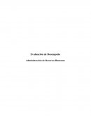 Evaluacion de desempeño