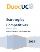 Estrategias competitiva / Seguidor