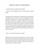 Análisis la naranja mecánica