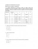 Actividades sobre distribución de frecuencias.
